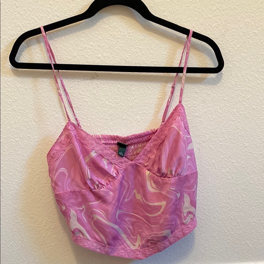 Wild Fable Pink Patterned Top